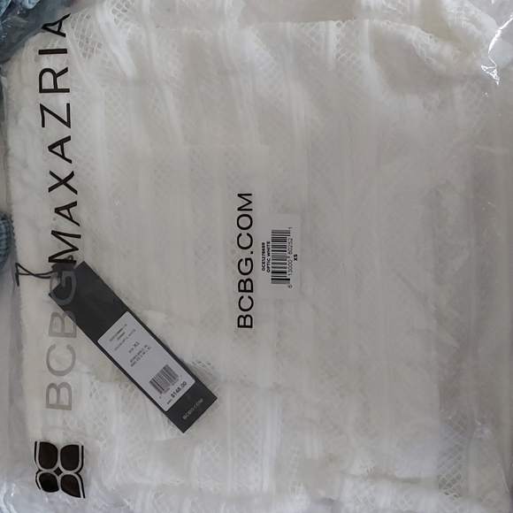 BCBGMAXAZRIA Lace Ruffle Bodysuit - Picture 7 of 7